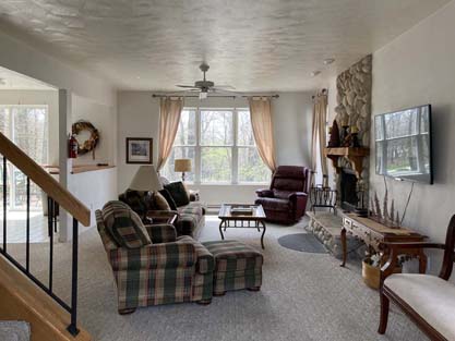 Look inside 1861 Eagles Ridge Way.  Everything you need for a great stay at Hidden Valley!